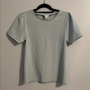 J. Crew Green Fitted Short Sleeve T-Shirt